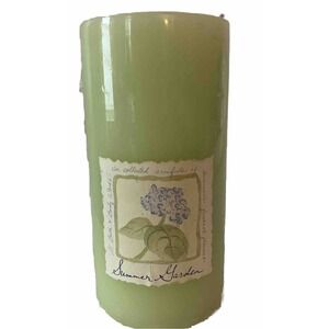 VTG Bath & Body Works SUMMER GARDEN Candle - NEW Hard to Find 3X6